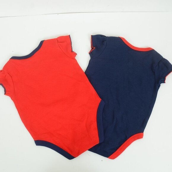 Angels Baseball Cutest Fan! MLB Girls Newborn & Infants Bodysuit Romper SET - Picture 4 of 7